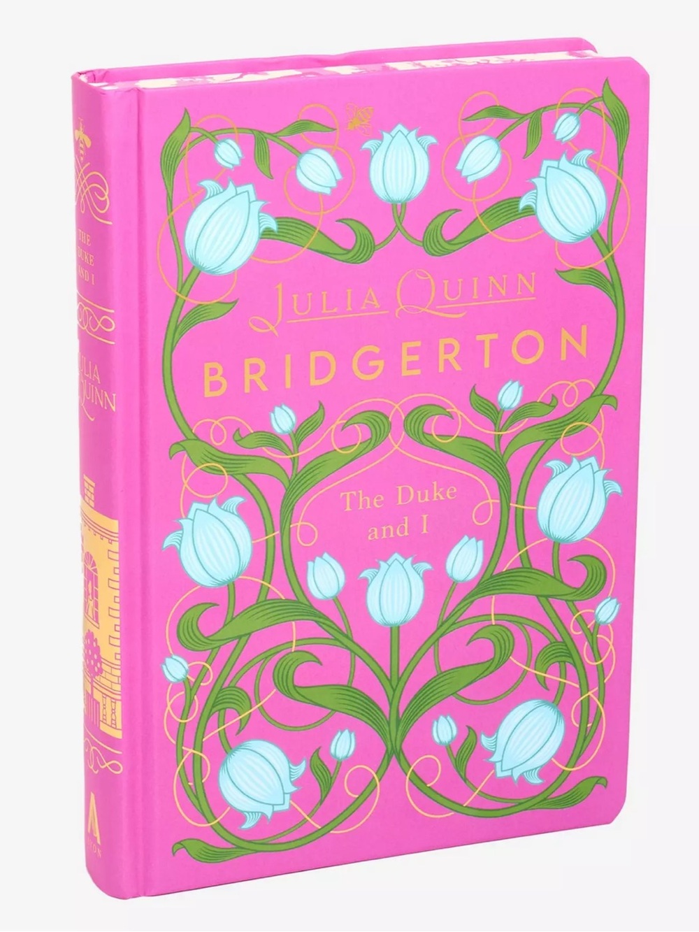 Bridgerton: The Duke and I by Julia Quinn - Pink Floral Hardcover